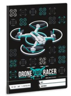 1. osztályos A/5 vonalas füzet, 14-32, Drone Racer
