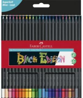 24 db-os színes ceruza készlet, Black Edition