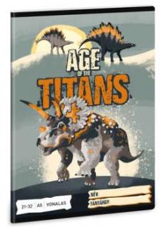 A/5 vonalas füzet, 21-32, Age of the Titans