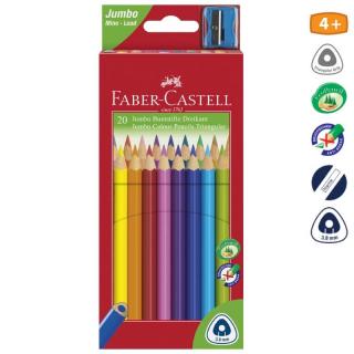 Faber-Castell Jumbo háromszögletû színes ceruza 20 darab