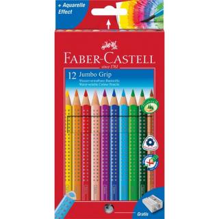 Jumbo GRIP színes ceruza készlet 12 darab + hegyező