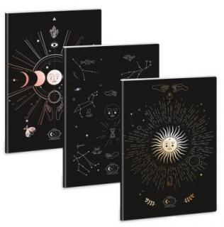 Mystic Constellation A/4 extra kapcsos füzet, kockás