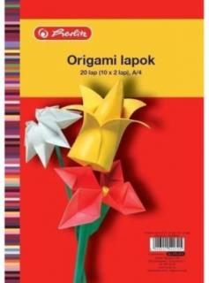origami lapok A4, 20 ív