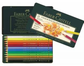 színes ceruza készlet 12 db-os POLYCHROMOS fém dobozban