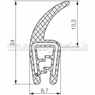 Kombinált profil 5602  0,5-2 mm