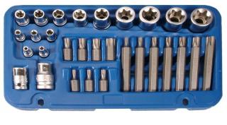 30 részes torx bitdugókulcs készlet (BGS-5025)