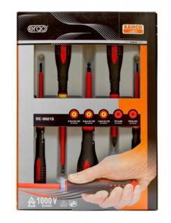 ERGO™ Insulated screwdriver set with SLIM blades, 5 pieces (BE-9881SL)