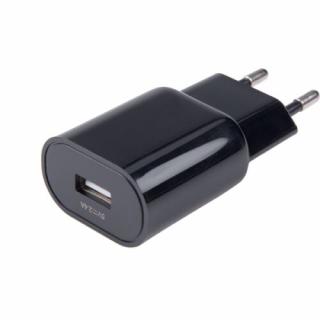 Extol hálózati USB töltő adapter, 2,4A / 12W, kábel nélkül (42086)
