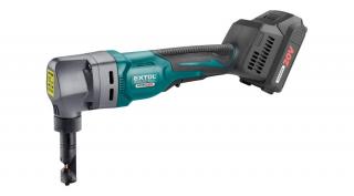 Extol Industrial akkus folyamatos lemezlyukasztógép, Share20V, 20V, Li-ion; 1db akku, 1db töltő, 2000 mAh (8791830)