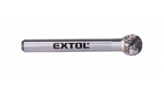 Extol Industrial keményfém turbómaró (rotormaró), gömb alakú, 10 mm átmérőjű/ 6 mm szárú, keresztfogazás (8703734)