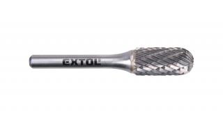 Extol Industrial keményfém turbómaró (rotormaró), hengeres, kerek orrú, átmérő 12×25mm/szár 6mm, keresztfogazás (8703725)