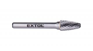 Extol Industrial keményfém turbómaró (rotormaró), íves, kerek orrú, átmérő 10×20mm/szár 6mm, keresztfogazás (8703754)