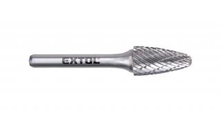 Extol Industrial keményfém turbómaró (rotormaró), íves, kerek orrú, átmérő 12×25mm/szár 6mm, keresztfogazás (8703755)