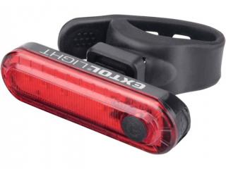 Extol Light LED lámpa, biciklis, hátsó piros LED; 30 Lm, ABS ház, USB újratölthető beépített Li-ion polimer akku, 220 mAh (43138)