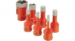 Extol Premium körkivágó csempére klt. 7 db, gyémánt vágóél; 6-35mm × M14, sarokcsiszolóba fogható (8802991)