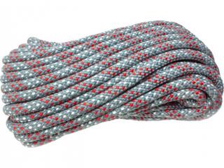 Extol Premium kötél, vontató, fonott  lila, piros + fehér  jelzőszállal, 32 szálból fonva, 2500Kg 14mm×25m, PP (8856424) 3év garancia
