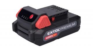 Extol Premium tartalék akku Garden20V, 20V, 2000mAh (8895780)