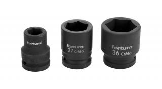 Fortum gépi (impakt) dugófej 3/4", 17mm, L 52 mm, feketített (4703017)