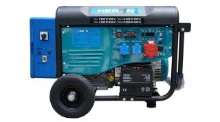 HERON 420 BLUE, háromfázisú, 6 kVA-es, távindítóval felszerelt áramfejlesztő (8896420-AU2)