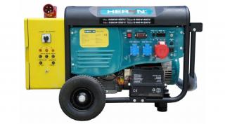 HERON 420 YELLOW +, háromfázisú, 6 kVA-es, vészhelyzeti áramfejlesztő; kommunikációs egységgel (8896420-AU3)