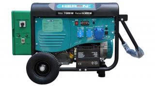 HERON 421 GREEN, egyfázisú, 6,8 kVA-es, távindítóval felszerelt áramfejlesztő (8896421-AU2)