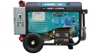 HERON 421 GREY; háromfázisú hálózatba köthető 1 fázisú; 6,8 kVA-es vészhelyzeti áramfejlesztő (8896421-AU5)