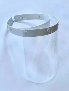 Tartalék műanyag lemez Plexi arcmaszk állítható műanyag arcvédő pajzs fejpánthoz