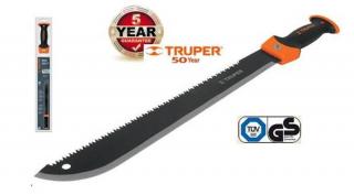 Truper MACH-18 dupla élű bozótvágó kés fűrész 60cm macséta, macheta, machete 5 év garancia