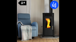 BABA'S Stove ECO 8 - kombinált, fa és pellet tüzelésű kályha (4-8 kW - acéllemez)
