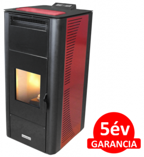 Centrometal CentroPelet ZV20 meleg levegős és vízteres pellet kályha (18,5 kW - bordó)