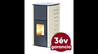 FALCON COMODO CENTRAL P12 vízteres pellet kályha (13 kW - krém)