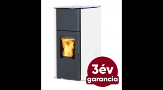 FALCON COMODO CENTRAL P25 vízteres pellet kályha (25 kW - Fehér)