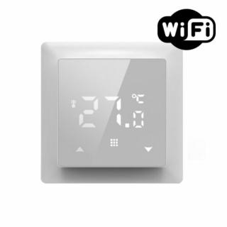 FALCON WiFi Control PRO White digitális szobatermosztát központi fűtéshez (3A - fehér) (iOS / Android)