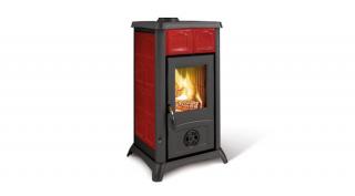 La Nordica GEMMA fatüzelésű kályha (6,0 kW / bordó)