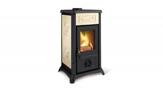 La Nordica GEMMA fatüzelésű kályha (6,0 kW / krém)