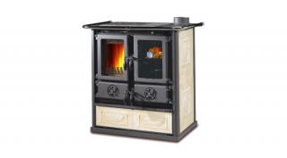 La Nordica ROSETTA 5.0 CERAMICA fatüzelésű tűzhely (7,9 kW / krém)