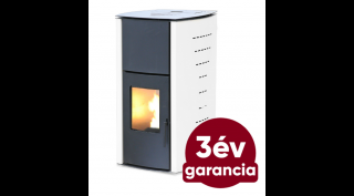 Leértékelt Falcon COMODO CENTRAL P12 vízteres pellet kályha 13 kW - fehér / bemutató termék