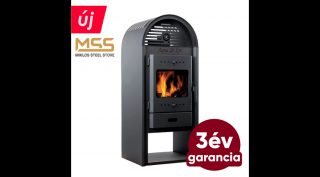 MSS Aqua Plus 20 vízteres fatüzelésű kályha (20 kW - acéllemez)