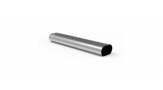 Ovális 1000 mm-es kémény béléscső 0,8 mm-es saválló anyagból (120X240)