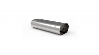 Ovális 500 mm-es kémény béléscső 0,8 mm-es saválló anyagból (110X185)
