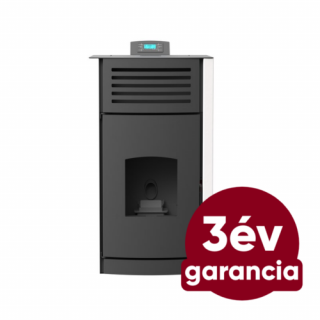 RUBYNOR ONYX HYDRO 24 vízteres agri pellet tüzelésű kályha (24,2 kW - fehér)