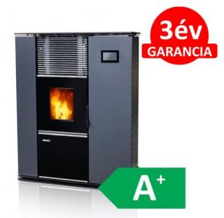 SENKO P-10 SLIM WATER+AIR MODERN vízteres pellet kályha (antracit szürke 12 kW)