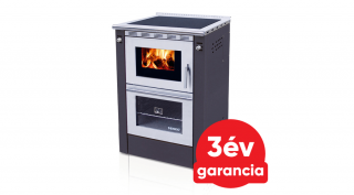 SENKO SG-60 (7,5 kW) vegyestüzelésű sparherd kazán beépített sütővel (szürke színű)