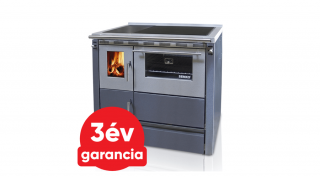 SENKO SG-90 (7,5 kW) vegyestüzelésű sparherd kazán beépített sütővel (szürke színű)