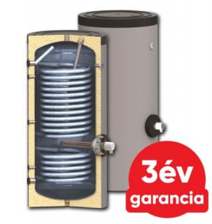 SUNSYSTEM SWP 2N 500 indirekt használati meleg víz tartály hőszivattyúhoz (500 liter) - 2 hőcserélővel