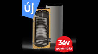 Sunsystem SWP N 2L 150 indirekt HMV tartály 1 db extra méretű hőcserélővel hőszivattyúhoz (141 liter)