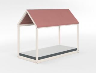 FLEXA - Textil tető Cottage házikóágyhoz- Rózsaszín