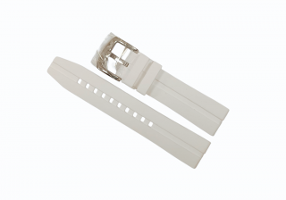 Expedition South Pole / Almaz 22mm fehér szilikon óraszíj