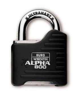 BURG WACHTER Alpha 80065 csúcsminőségű acél lakat Alpha 800 65
