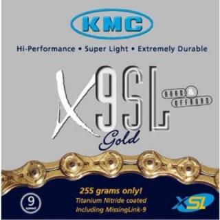 KMC biciklilánc X9 SL GOLD